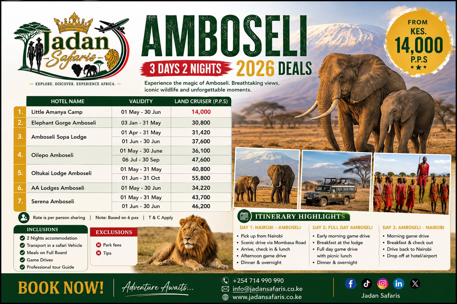 AMBOSELI SAFARI